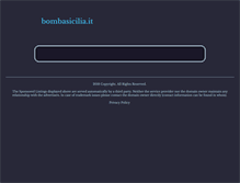 Tablet Screenshot of bombasicilia.it